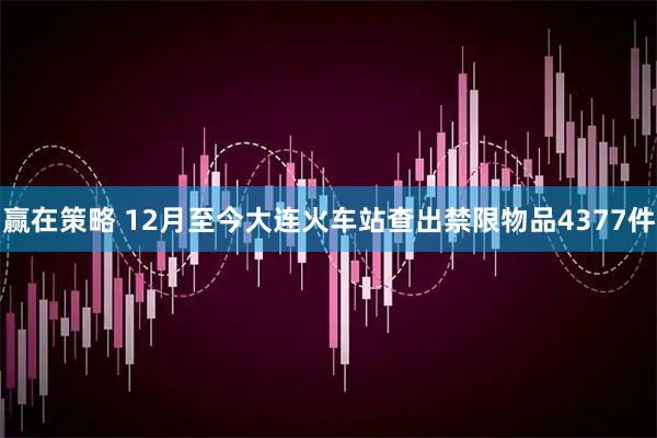 赢在策略 12月至今大连火车站查出禁限物品4377件